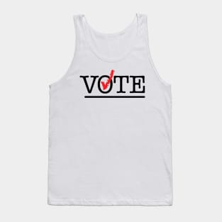 Vote Red Tank Top